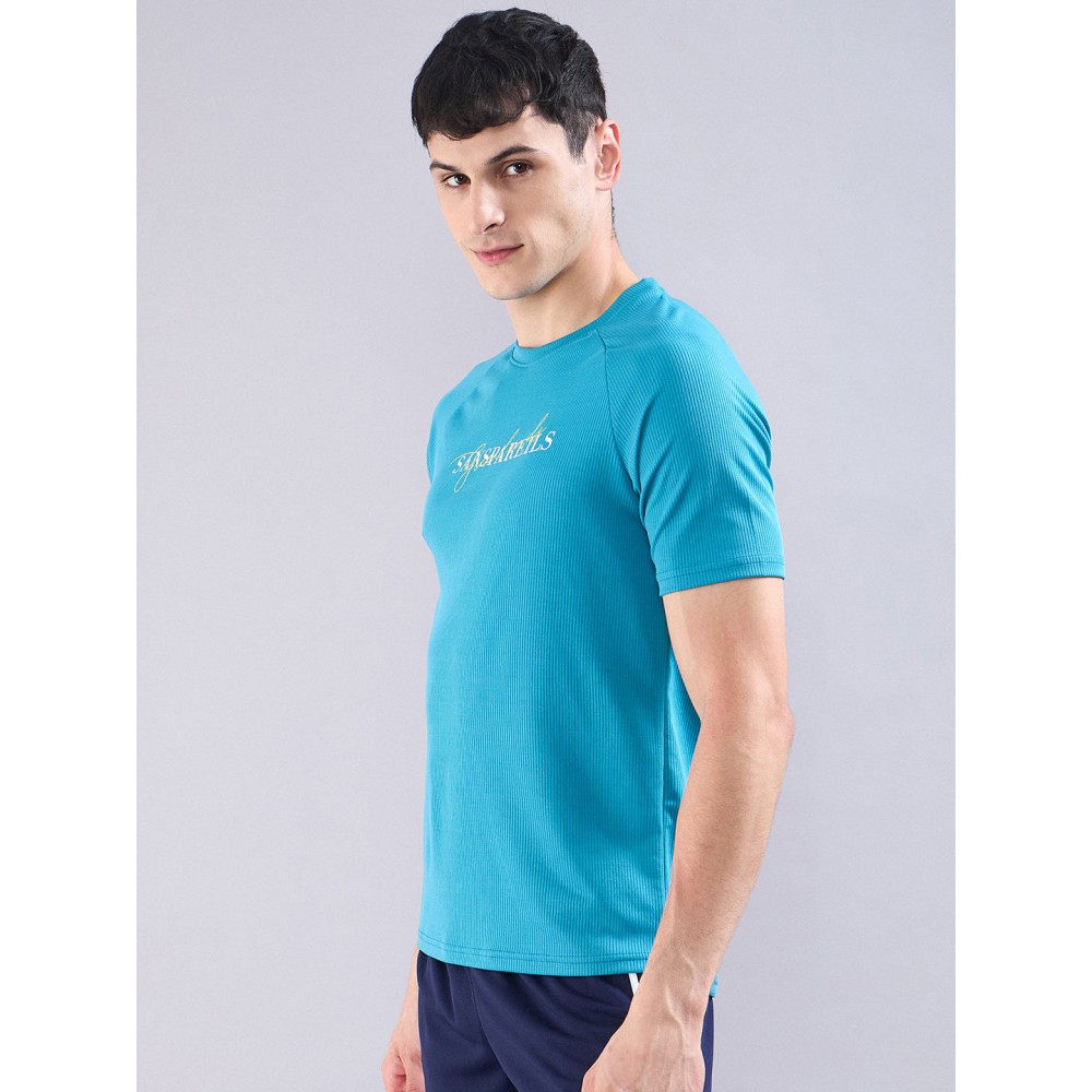 SG Men's T-Shirt Turquoise Blue, S, Turquoise Blue