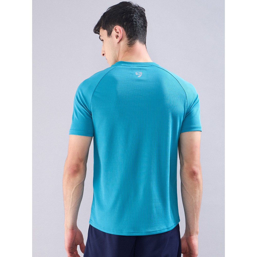 SG Men's T-Shirt Turquoise Blue, S, Turquoise Blue