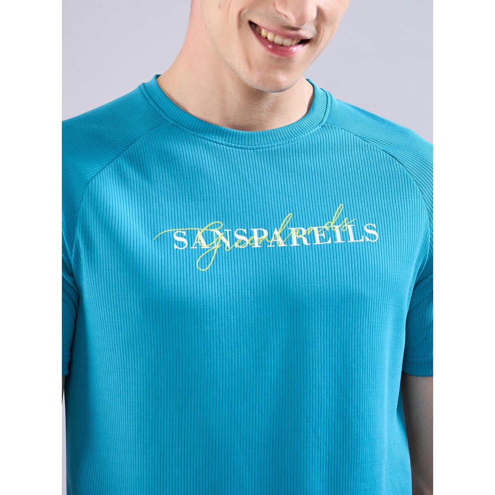 SG Men's T-Shirt Turquoise Blue, S, Turquoise Blue