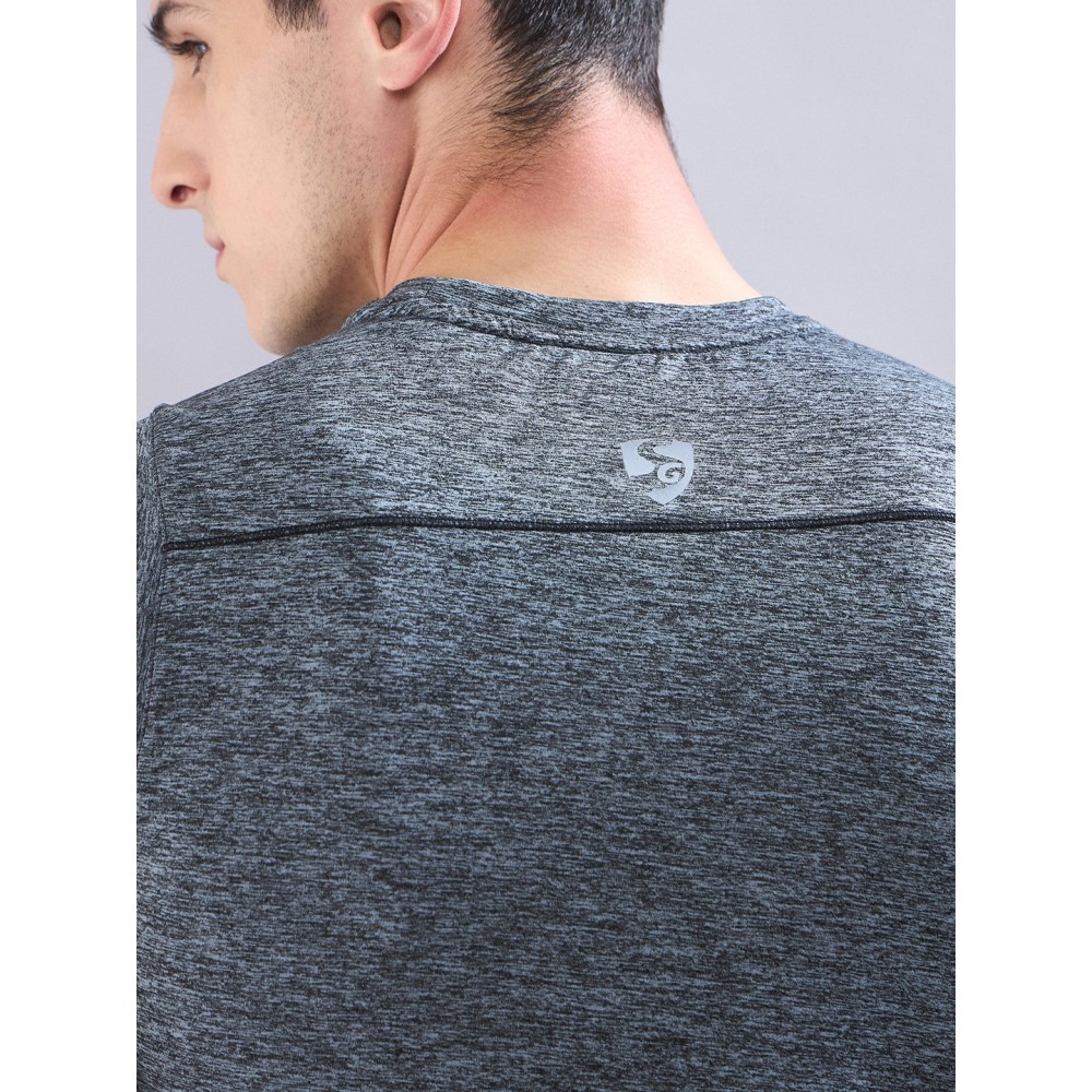 SG Men's T-Vest Melange Grey, S, Melange Grey SG Men's T-Vest Melange Grey, S, Melange Grey