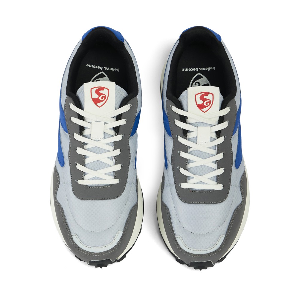 SG METEOR Lifestyle Shoes – Grey/Blue, 6, Grey / Blue / Black SG METEOR Lifestyle Shoes – Grey/Blue, 6, Grey / Blue / Black