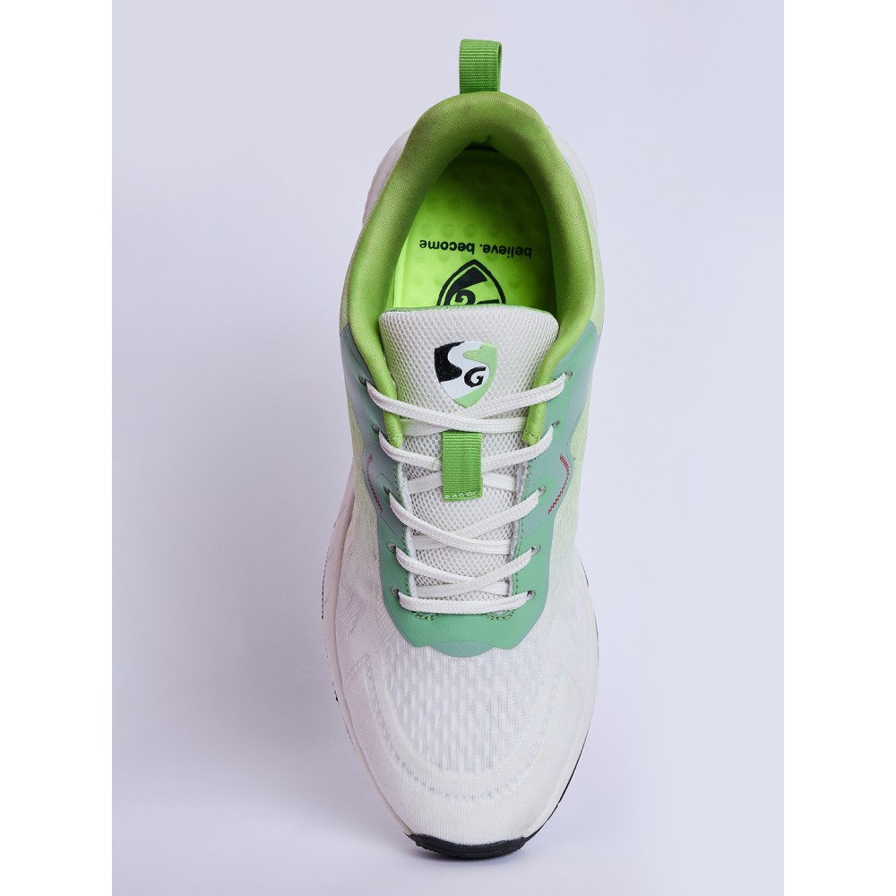 SG NEBULA Running Sports Shoes Men and Boys - White/Sea/Green, 6, White/Sea/Green SG NEBULA Running Sports Shoes Men and Boys - White/Sea/Green, 6, White/Sea/Green