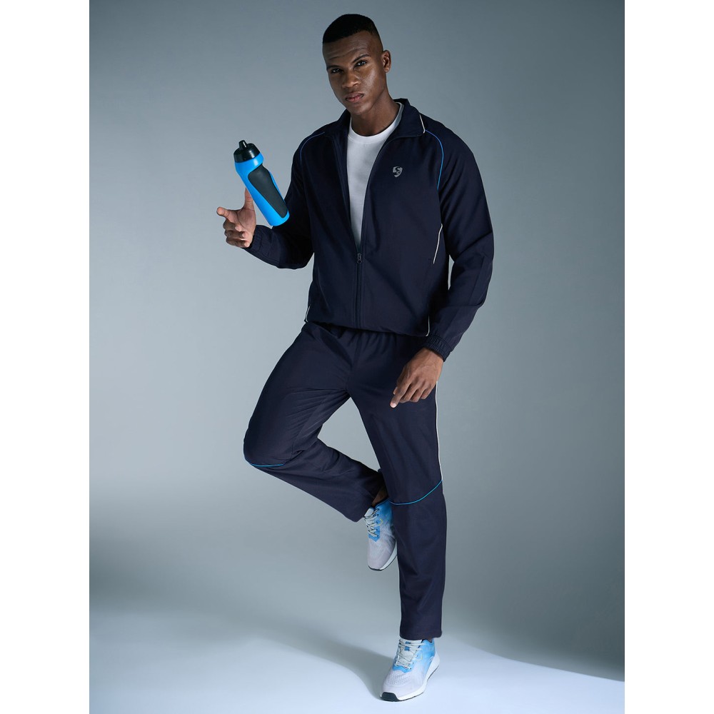 SG NS Lycra H3MTS7040 NB Track Suit For Men And Boys, S, Black SG NS Lycra H3MTS7040 NB Track Suit For Men And Boys, S, Black