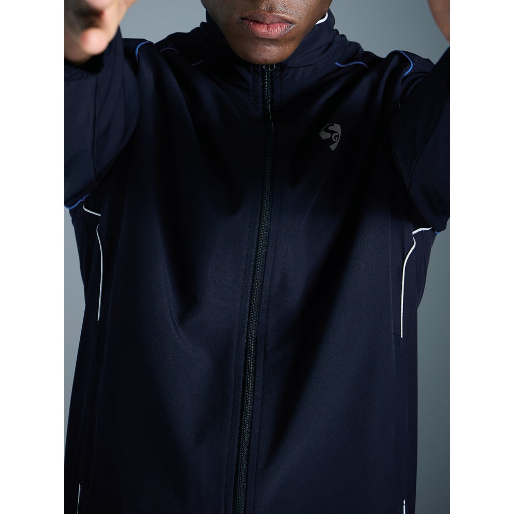 SG NS Lycra H3MTS7040 NB Track Suit For Men And Boys, S, Black SG NS Lycra H3MTS7040 NB Track Suit For Men And Boys, S, Black