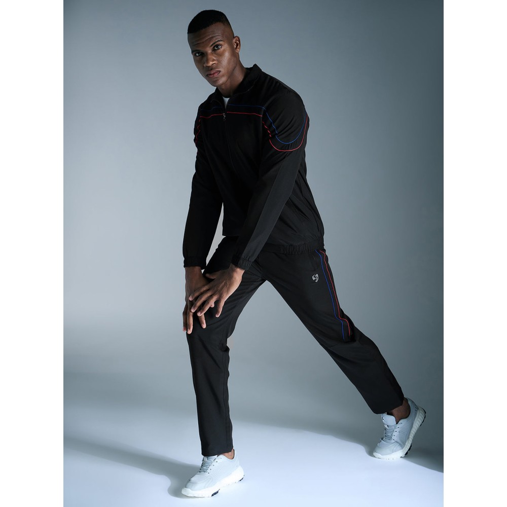 SG NS Lycra H4MTS7070 Track Suit For Men And Boys, S, Black SG NS Lycra H4MTS7070 Track Suit For Men And Boys, S, Black