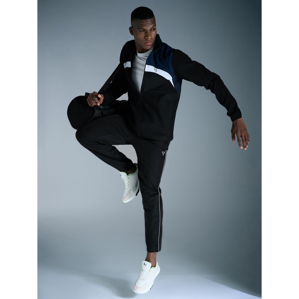 SG NS Lycra H4MTS7071 Track Suit For Men And Boys, S, Black/ Navy SG NS Lycra H4MTS7071 Track Suit For Men And Boys, S, Black/ Navy
