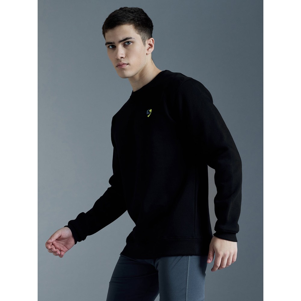SG PC Fleece COR Sweatshirt For Men And Boys, S, Black SG PC Fleece COR Sweatshirt For Men And Boys, S, Black