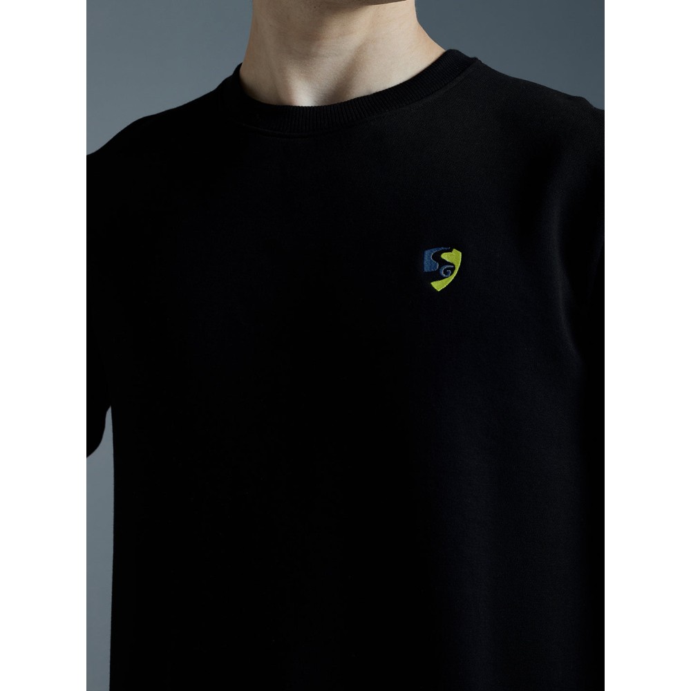 SG PC Fleece COR Sweatshirt For Men And Boys, S, Black SG PC Fleece COR Sweatshirt For Men And Boys, S, Black
