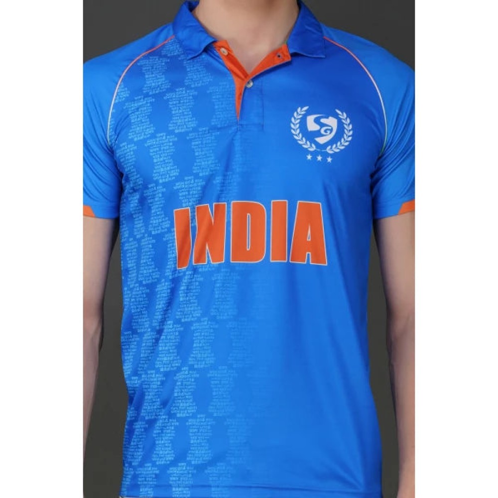 SG Indian Cricket Team Jersey For Mens & Boys, Blue, S