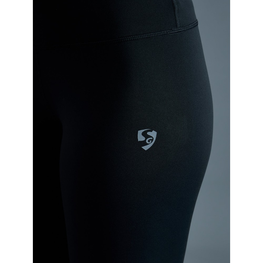SG Poly Spandex H3 Legging For Women And Girls, S, Black SG Poly Spandex H3 Legging For Women And Girls, S, Black