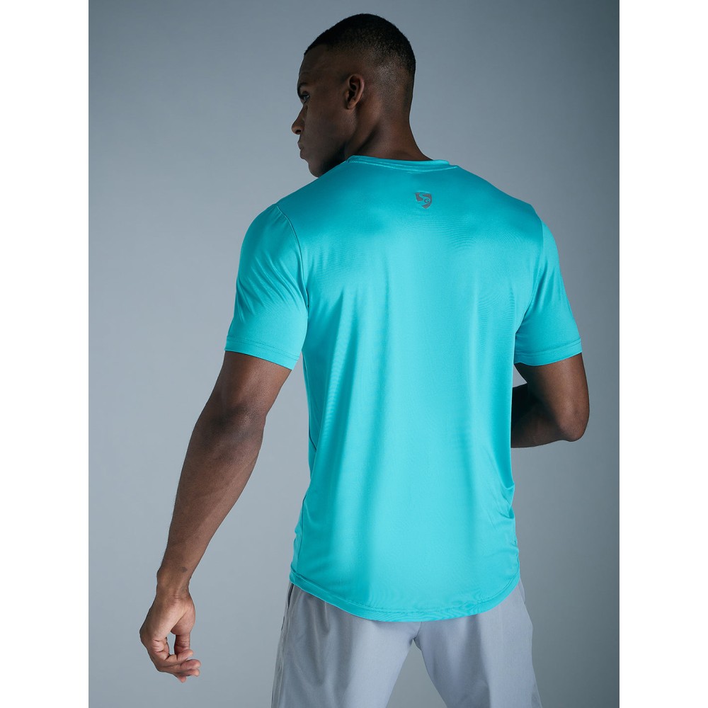 SG Poly Spandex T-Shirt For Men And Boys, S, Black SG Poly Spandex T-Shirt For Men And Boys, S, Black