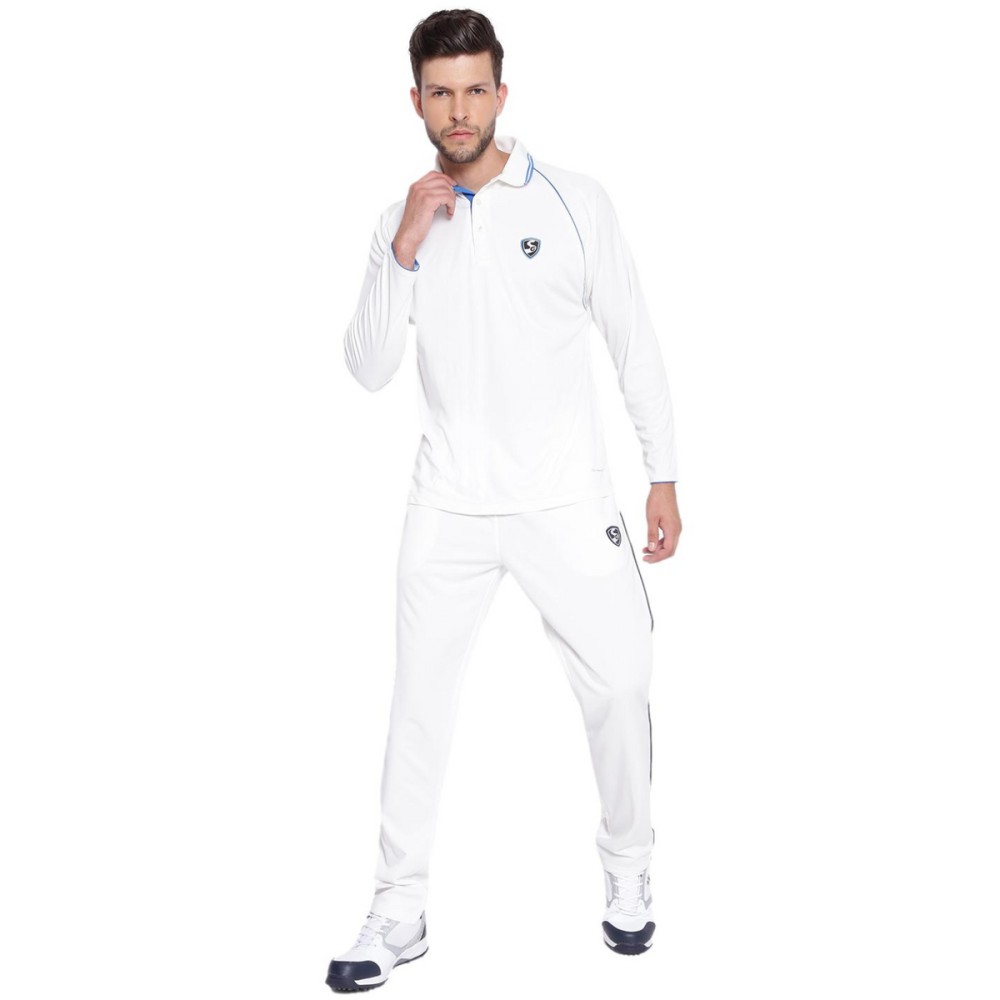 SG Premium 2 0 Full Sleeve Shirt Cricket Whites, S SG Premium 2 0 Full Sleeve Shirt Cricket Whites, S