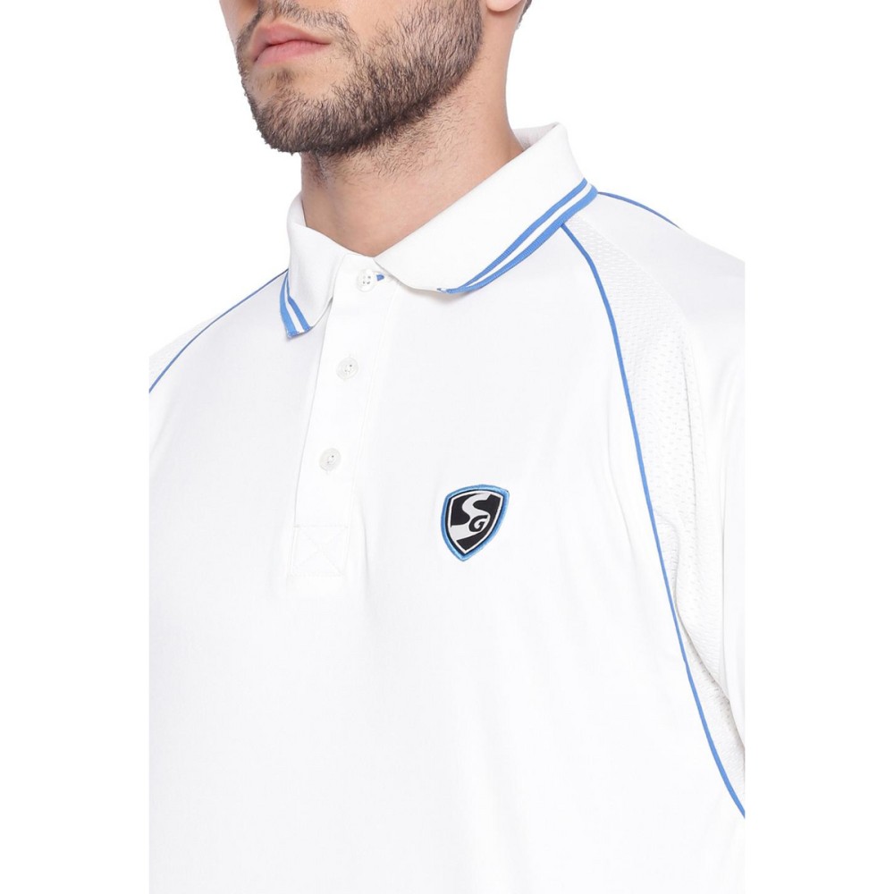 SG Premium 2 0 Full Sleeve Shirt Cricket Whites, S SG Premium 2 0 Full Sleeve Shirt Cricket Whites, S