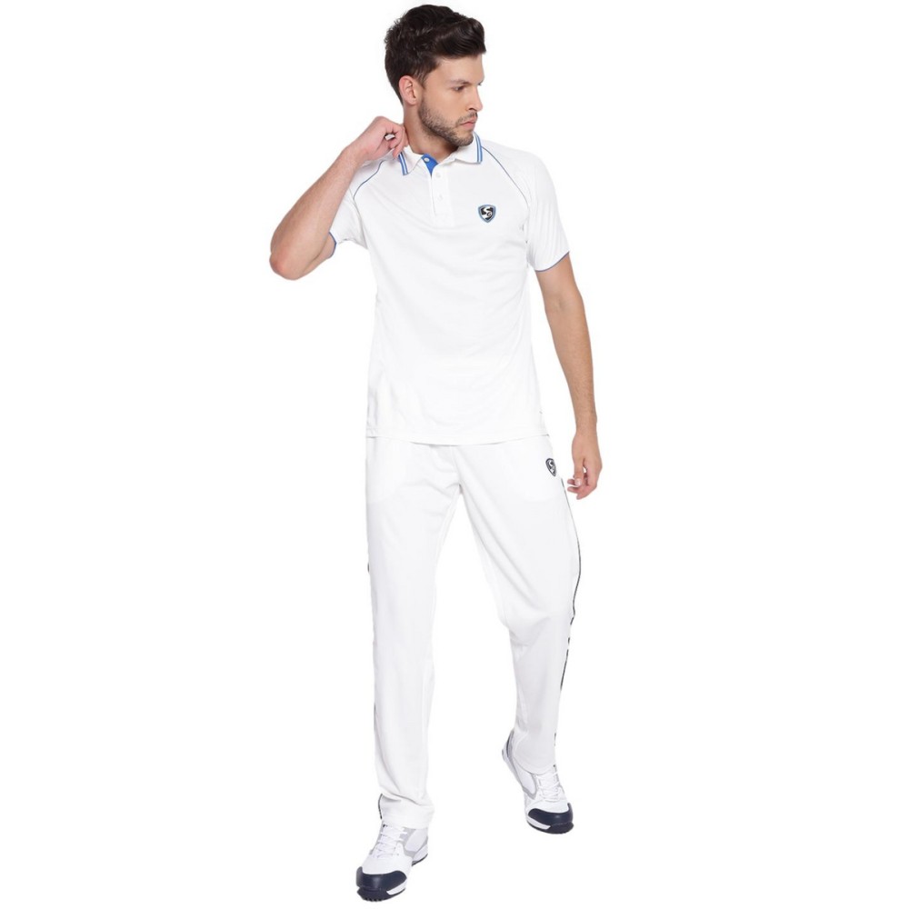 SG Premium 2 0 Half Sleeve Shirt Cricket Whites, S SG Premium 2 0 Half Sleeve Shirt Cricket Whites, S