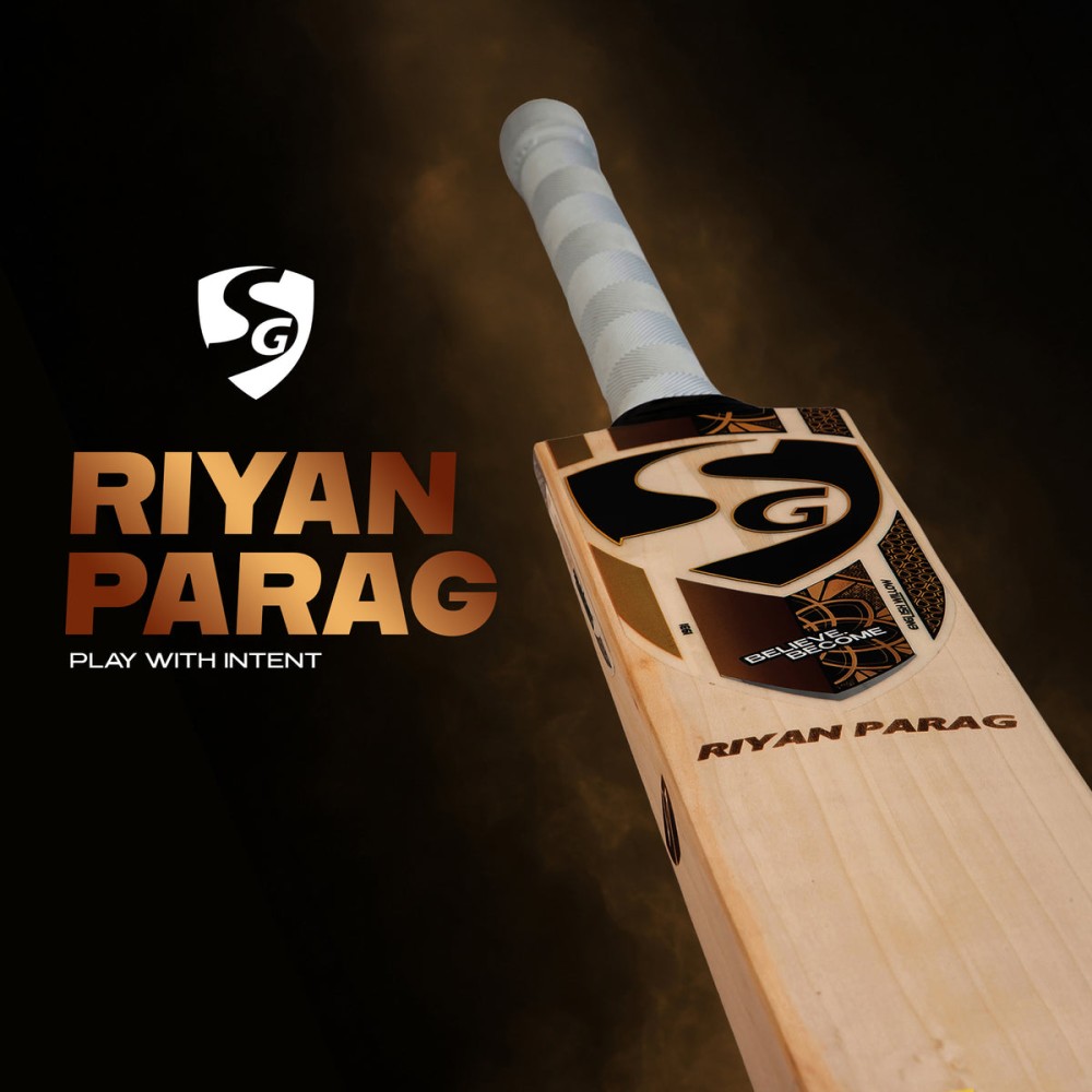 SG Riyan Parag English Willow bat, SH SG Riyan Parag English Willow bat, SH