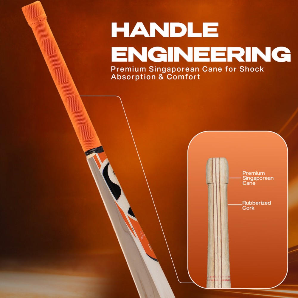 SG RJ8 R Jadeja English Willow Cricket bat, SH