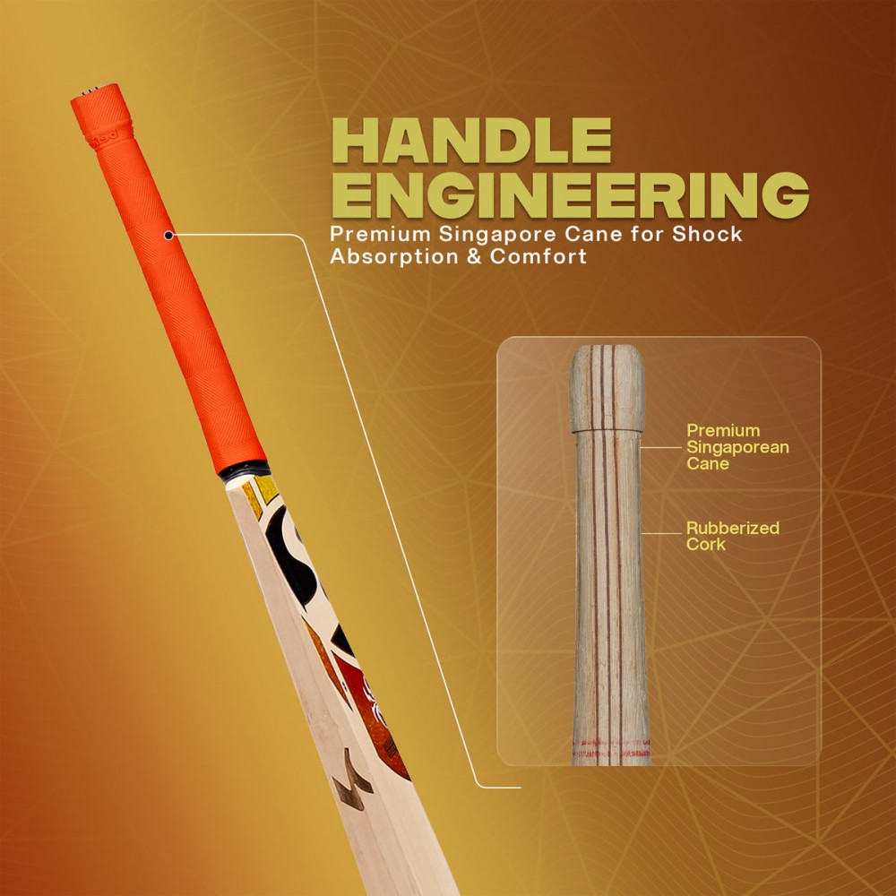 SG RP 17 English Willow Cricket Bat with SG, Full-Size