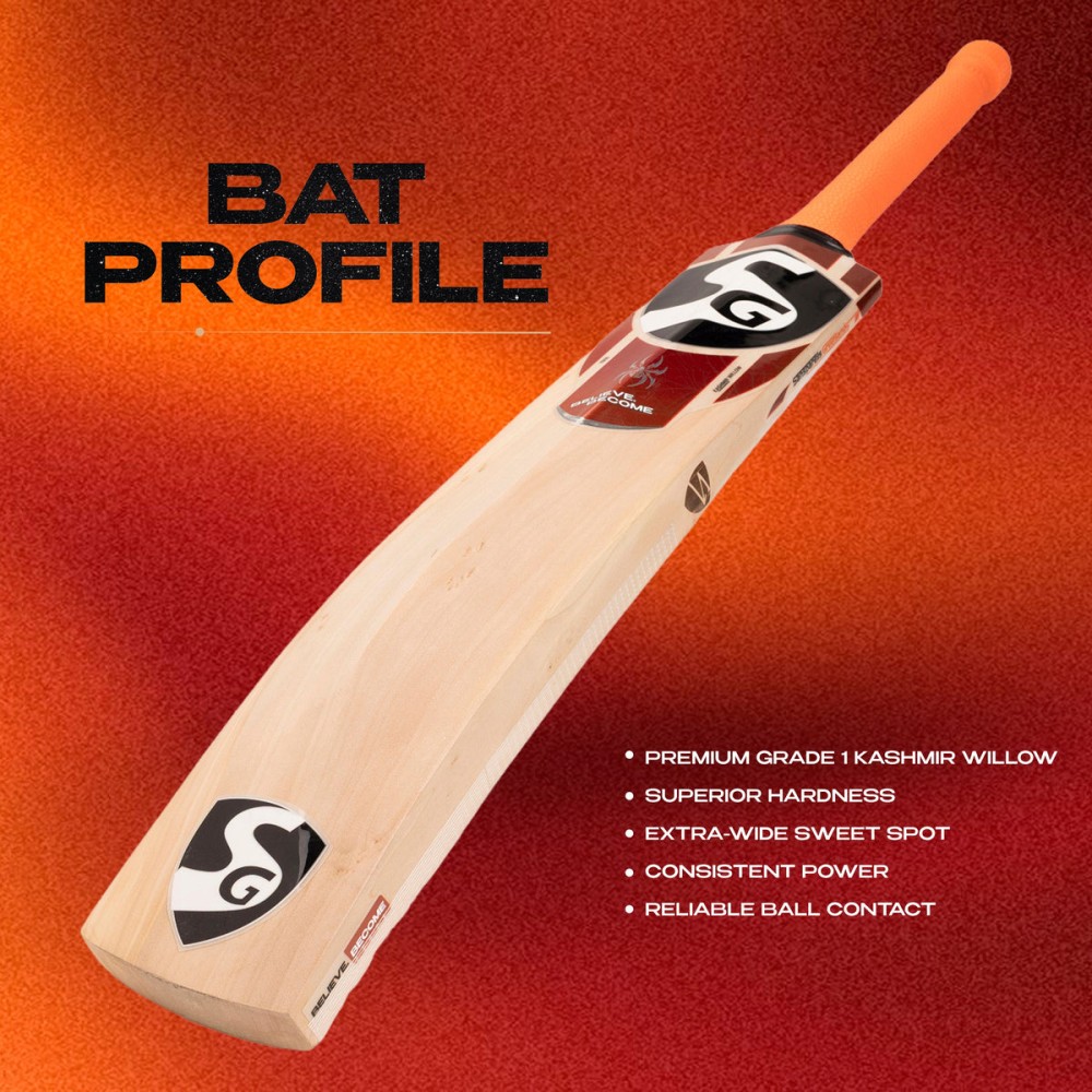 SG RP Pro Kashmir Willow Cricket Bat, 4