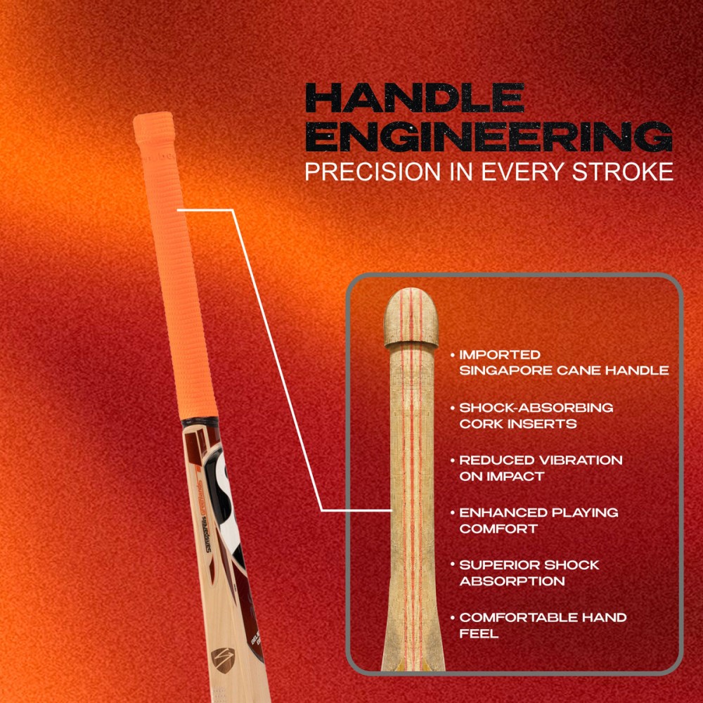 SG RP Pro Kashmir Willow Cricket Bat, 4