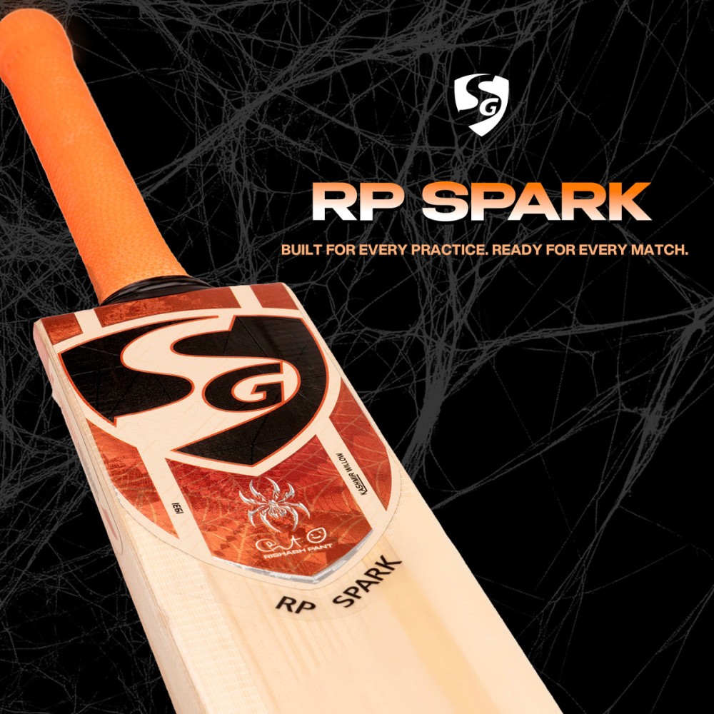 SG RP Spark Kashmir Willow Cricket Bat, 4 SG RP Spark Kashmir Willow Cricket Bat, 4