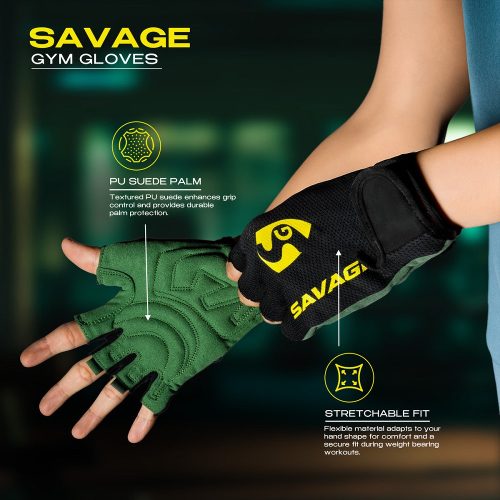 SG Savage Gym Gloves, S SG Savage Gym Gloves, S