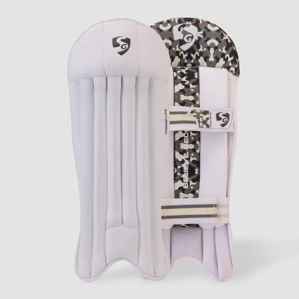 SG Savage Lite Cricket Wicket keeping Leg-guard, Adult