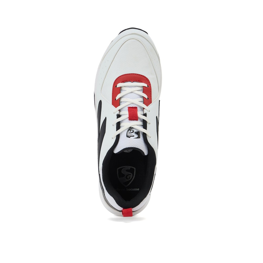SG SAVAGE MAX SPIKES WHITE/BLACK, White/black, 6