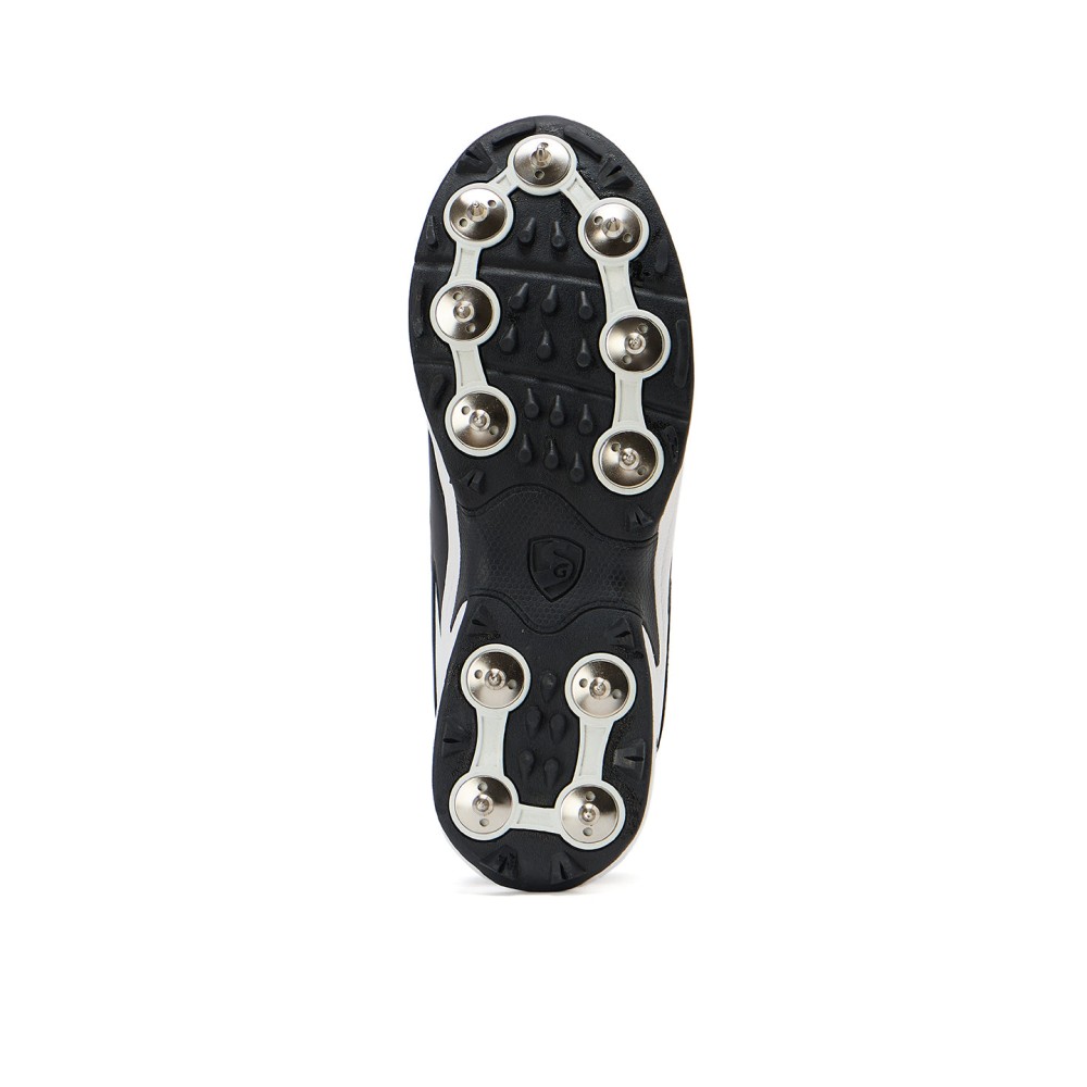 SG SAVAGE MAX SPIKES WHITE/BLACK, White/black, 6