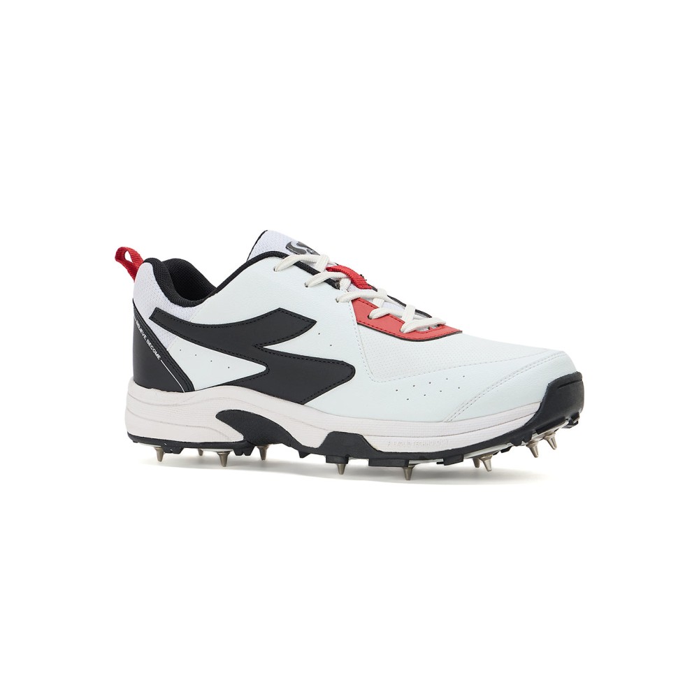 SG SAVAGE MAX SPIKES WHITE/BLACK, White/black, 6