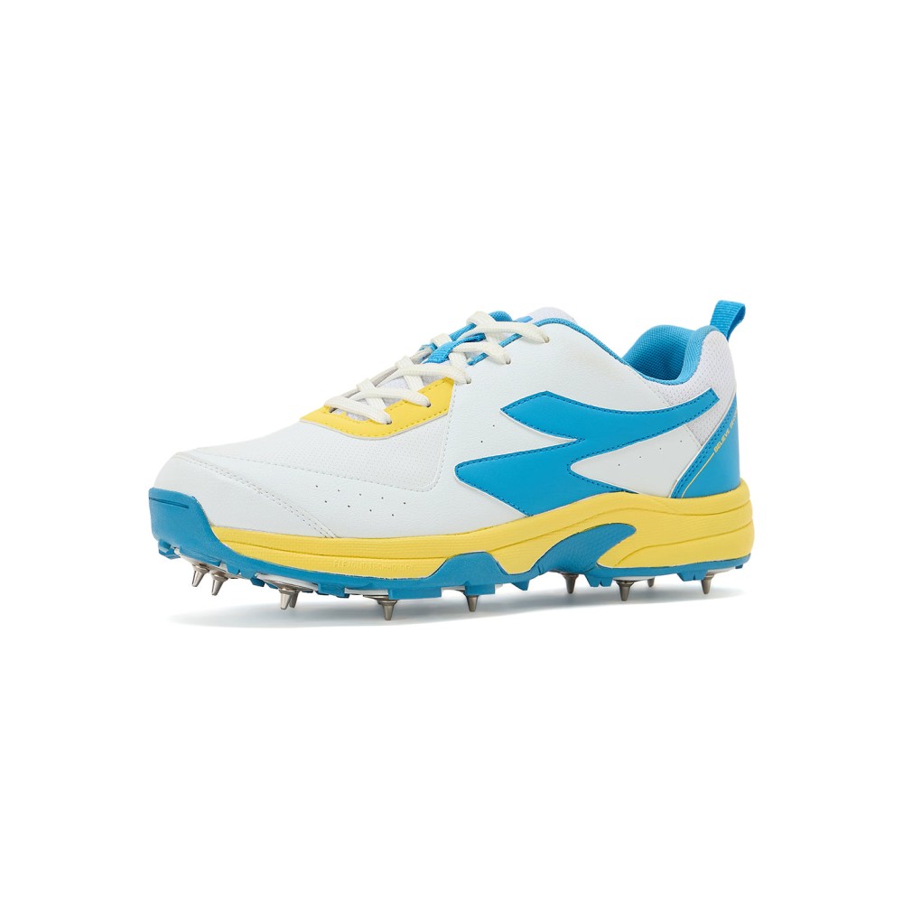 SG SAVAGE MAX SPIKES White/Yellow/Sky Blue, White/Yellow/Sky Blue, 6