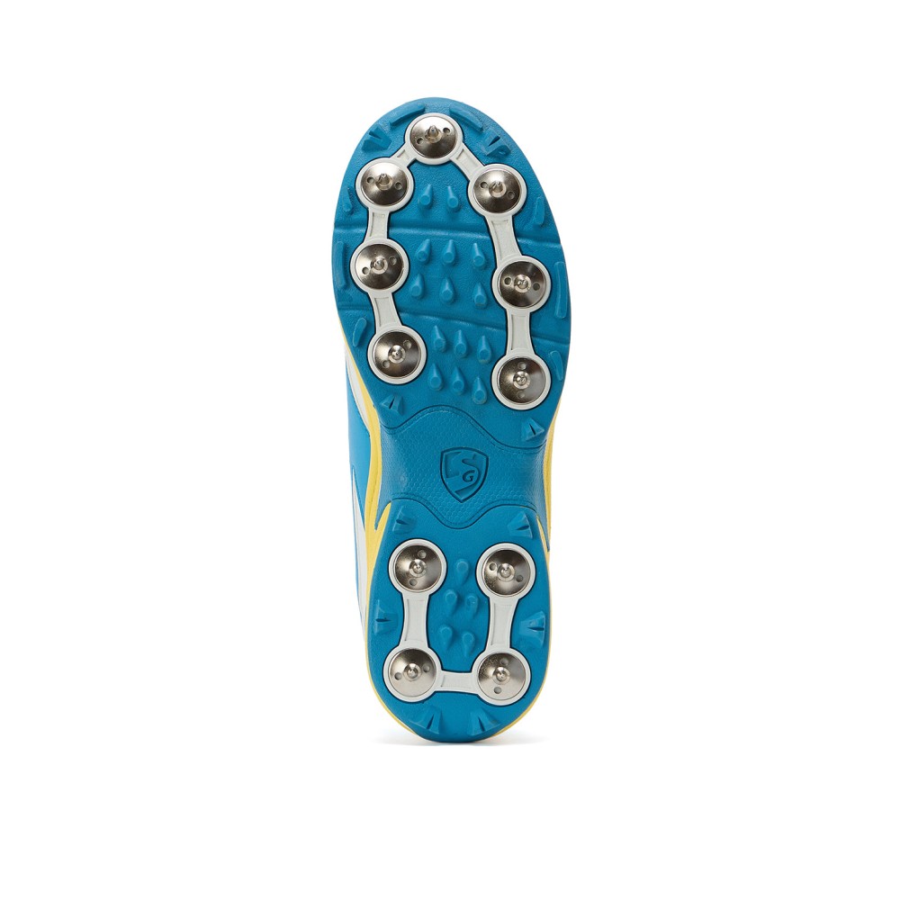 SG SAVAGE MAX SPIKES White/Yellow/Sky Blue, White/Yellow/Sky Blue, 6