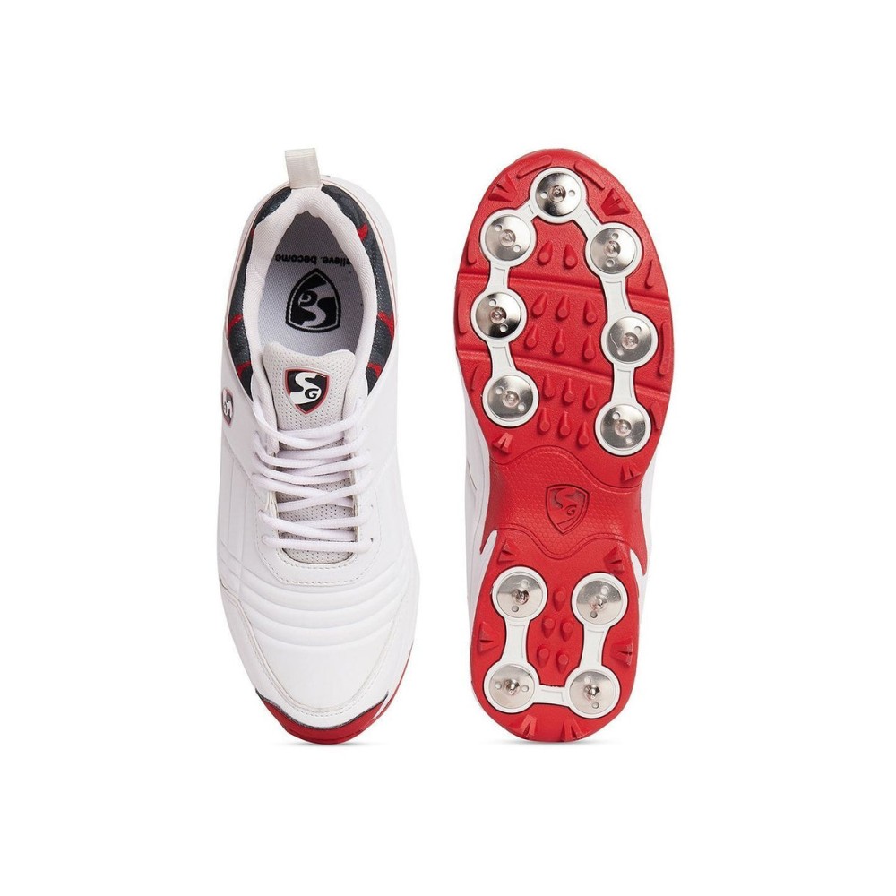 SG Savage Spikes 1.0 Cricket Sports Shoes: Elevate Your Game with Precision Footwear, Uk-6