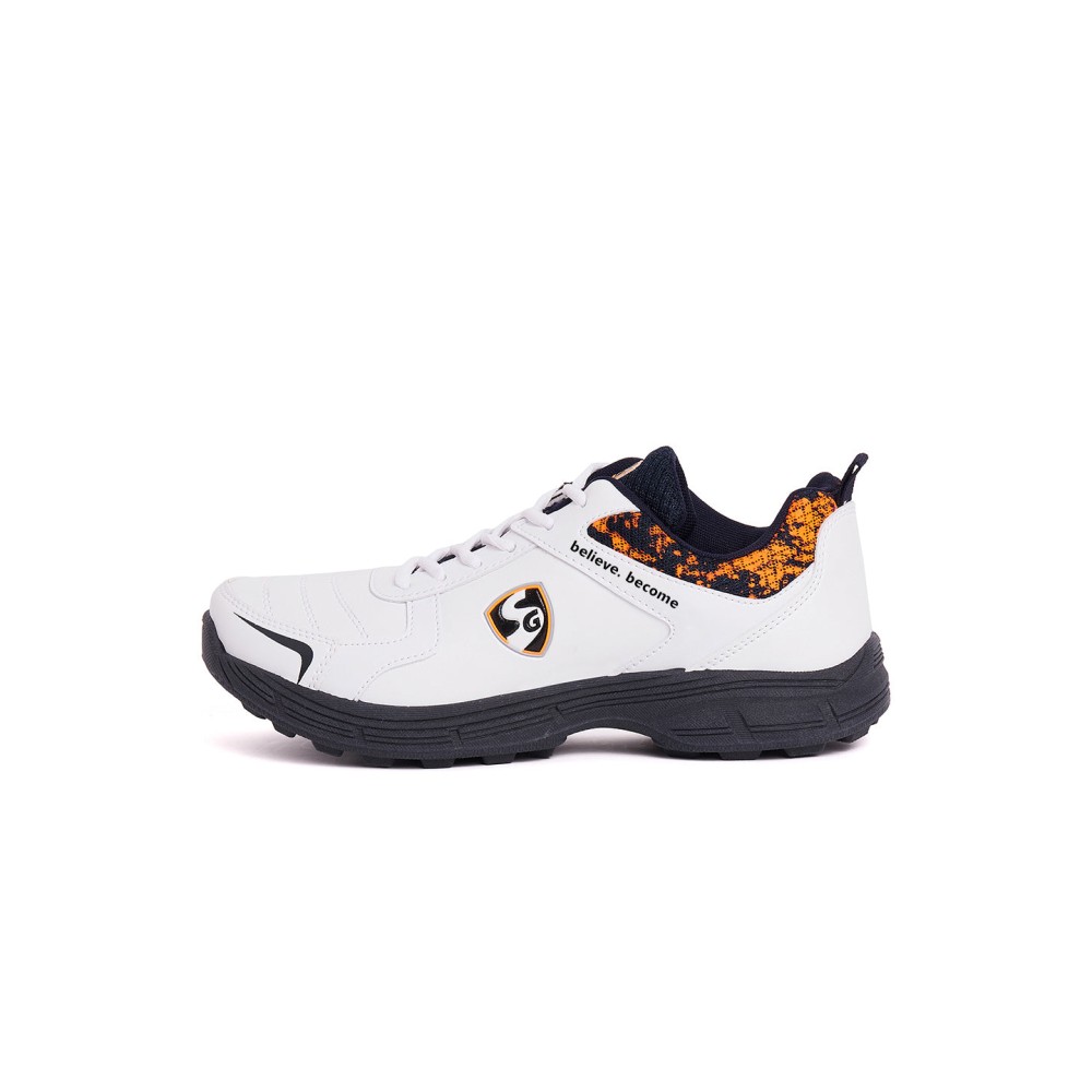 SG Savage Stud Shoe: Dynamic Navy Blue & Vibrant Orange Cricket Footwear, Uk-2 SG Savage Stud Shoe: Dynamic Navy Blue & Vibrant Orange Cricket Footwear, Uk-2