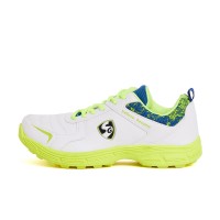 SG Savage Stud Shoe: Dynamic Royal Blue & Lime Cricket Footwear, Uk-2