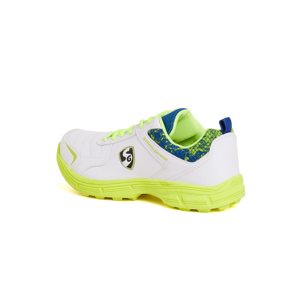 SG Savage Stud Shoe: Dynamic Royal Blue & Lime Cricket Footwear, Uk-2