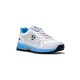 SG SCORER 6.0 Cricket Shoe Design for Performance on the Field - White/Aqua/Black, Uk-4