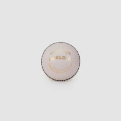 SG Shield 20 White Leather Cricket Ball, Adult