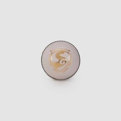 SG Shield 20 White Leather Cricket Ball, Adult