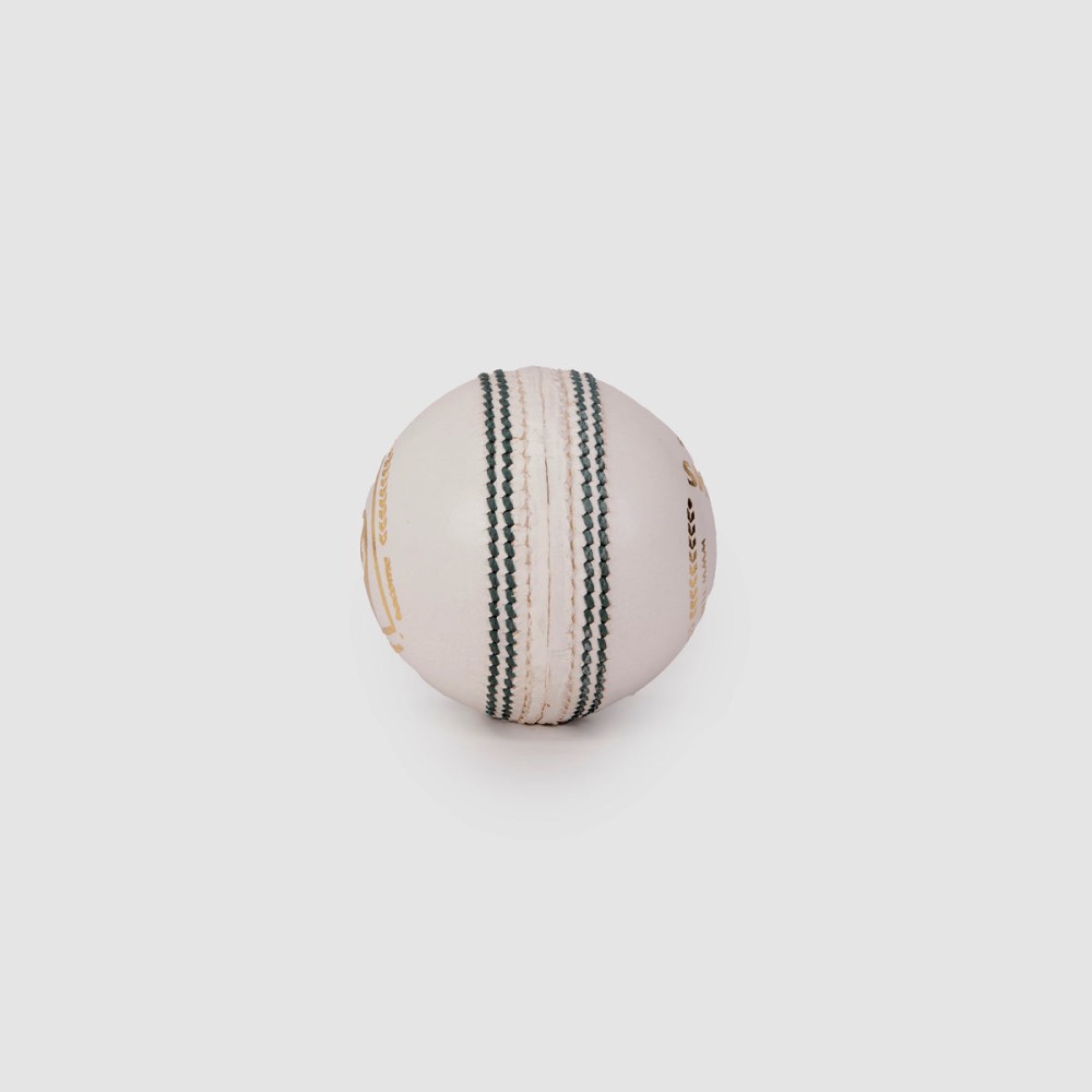 SG Shield 20 White Leather Cricket Ball, Adult