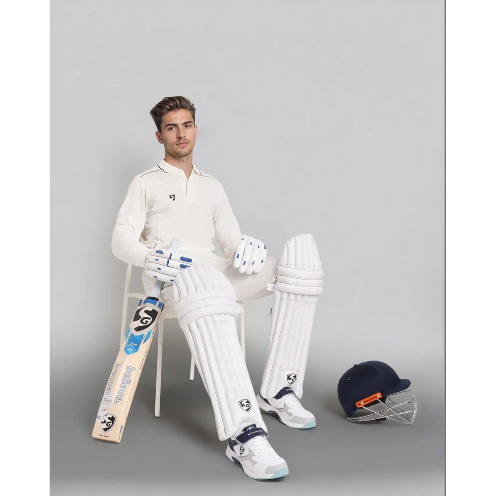 SG Shield Full Sleeve Combo Cricket Whites, S SG Shield Full Sleeve Combo Cricket Whites, S