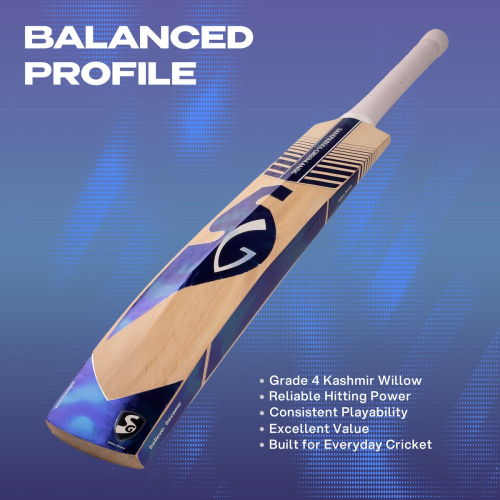 SG Sierra Classic Kashmir Willow Cricket Bat, SH