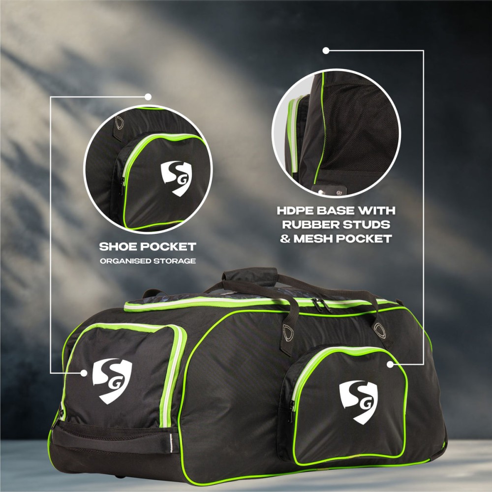 SG Smartpak 2.0 Wheelie Cricket Kit Bag, Large