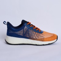 SG SPECTURM Running Sports Shoes Men and Boys - Navy/Orange, 6, Navy / Orange