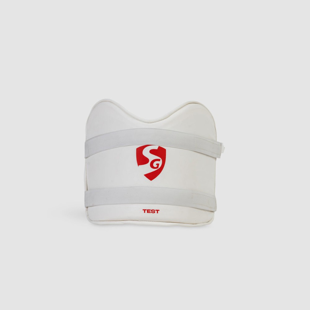 SG Test chest guard, White, Adult