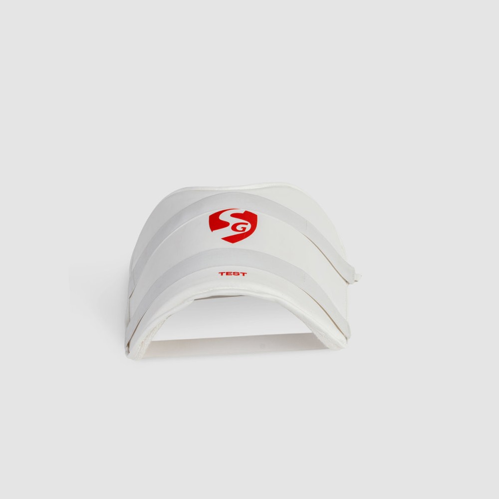 SG Test chest guard, White, Adult