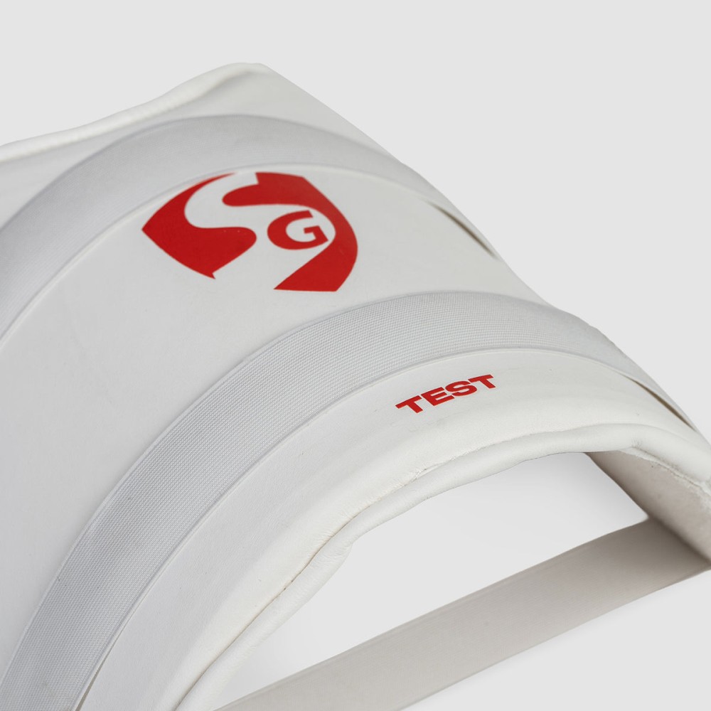 SG Test chest guard, White, Adult