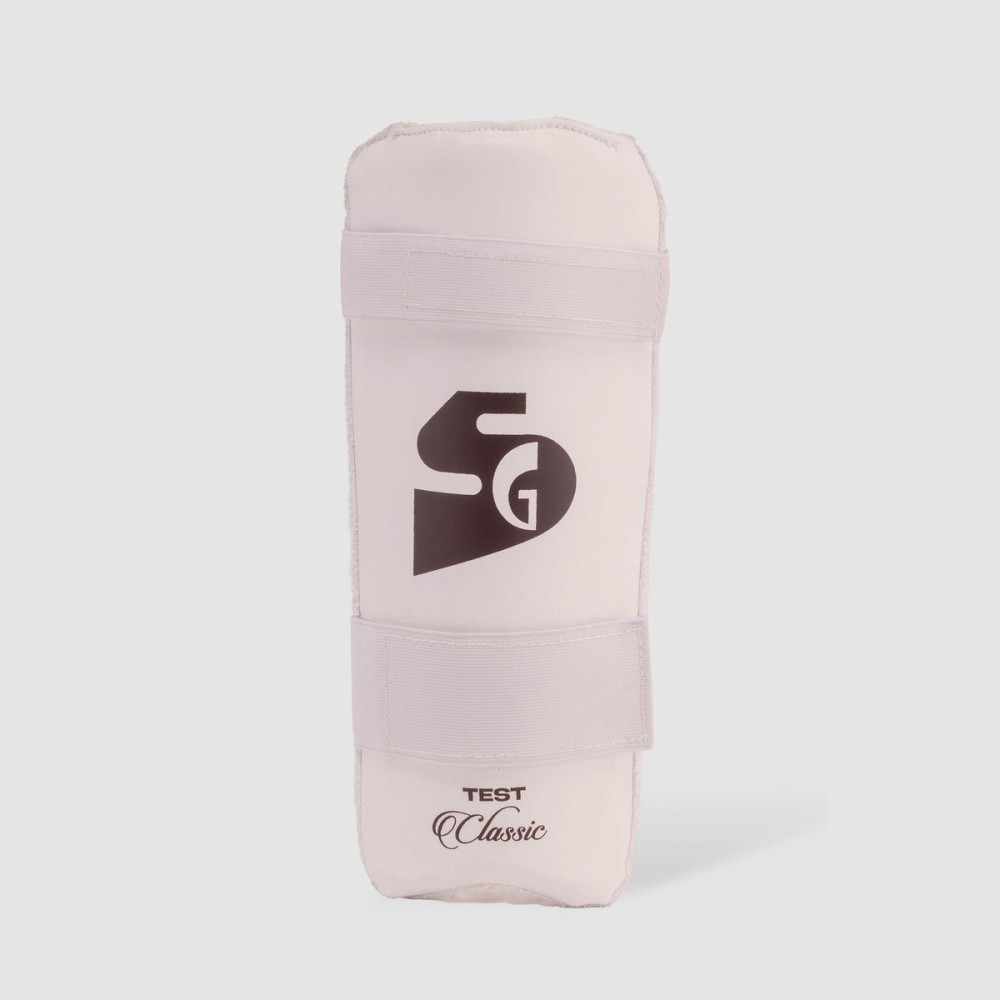 SG Test Classic Elbow Guard, White, Adult SG Test Classic Elbow Guard, White, Adult