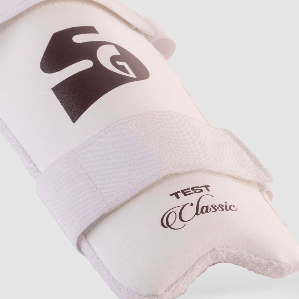 SG Test Classic Elbow Guard, White, Adult SG Test Classic Elbow Guard, White, Adult