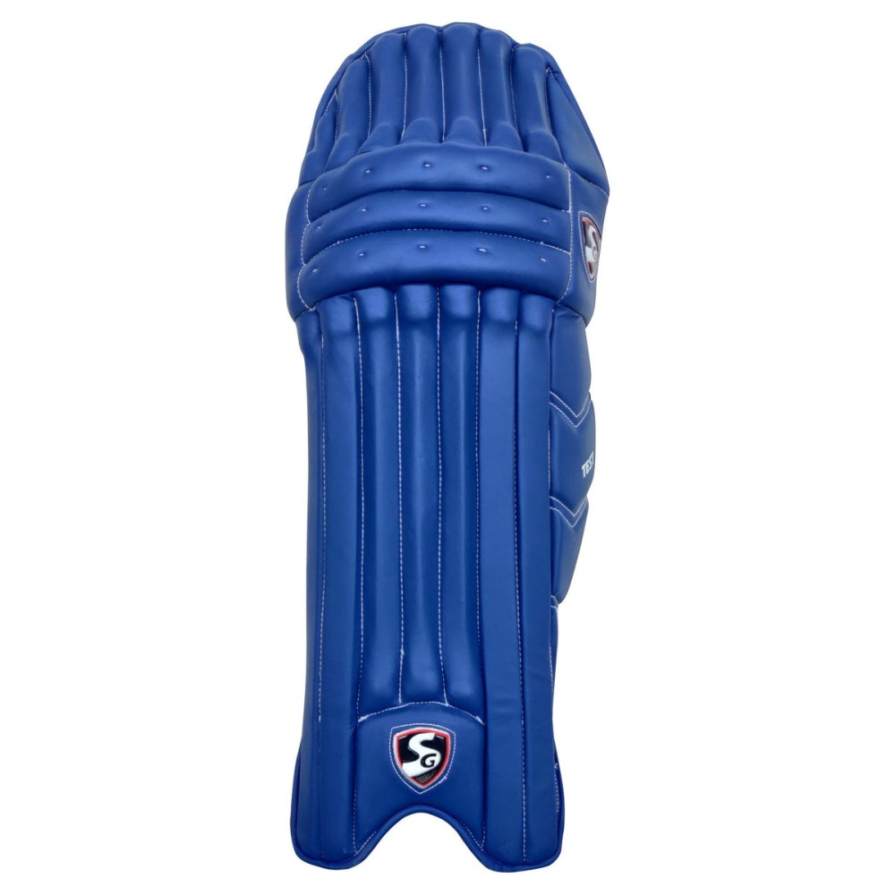 SG Test Cricket Batting Legguard (Blue), Adult, Right