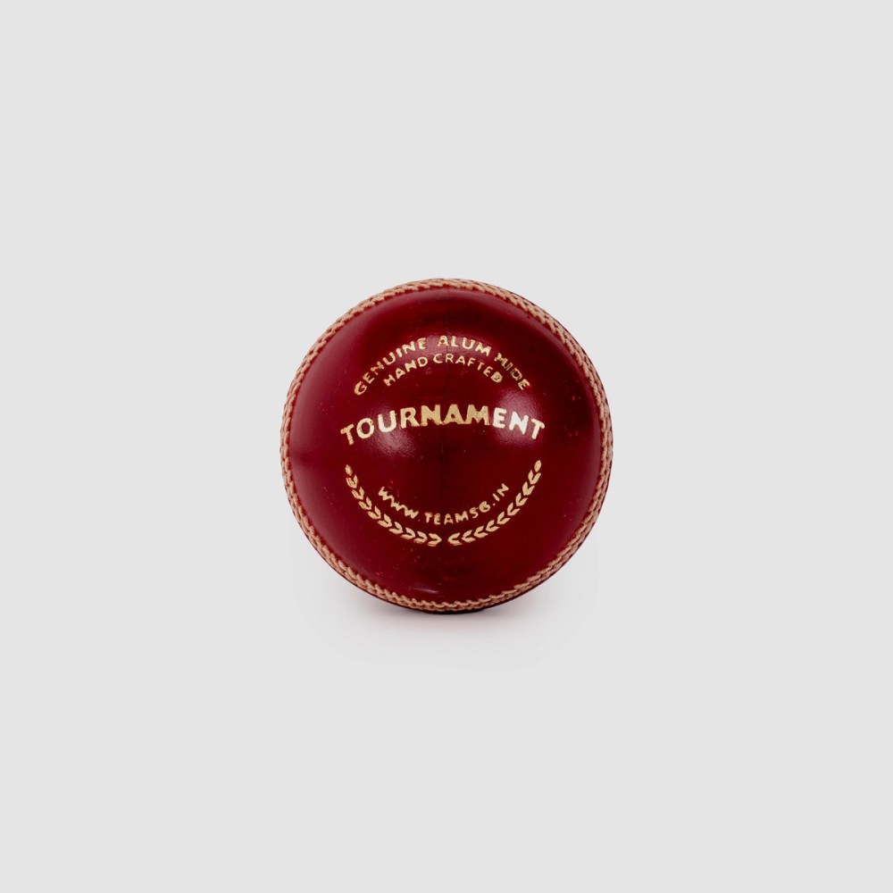 SG Tournament Red Cricket Leather Ball, Youth